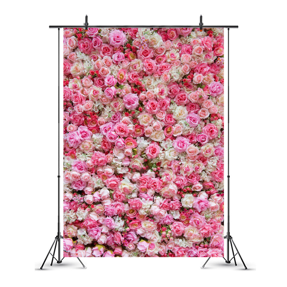 Flower Wall Romantic Wedding Background Props