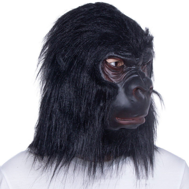Gorilla Mask Animal Latex Headgear Performance Props