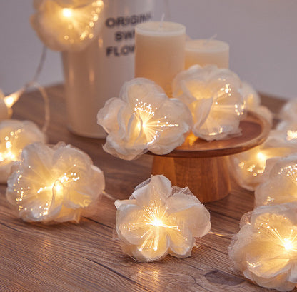 Outdoor Decoration LED Simulation Butterfly Orchid Light String