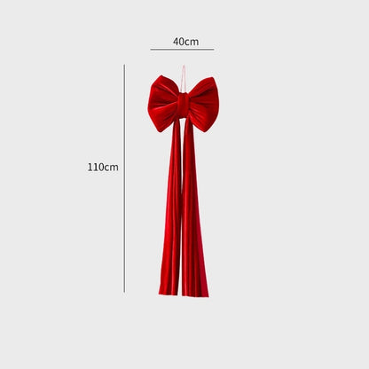 Christmas Decoration Velvet Large Bow Decoration