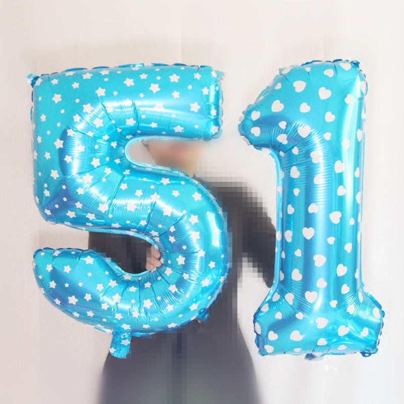 32 Inch Big Foil Birthday Balloons