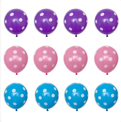 Color Lift-off Decorative Latex Round Balloons