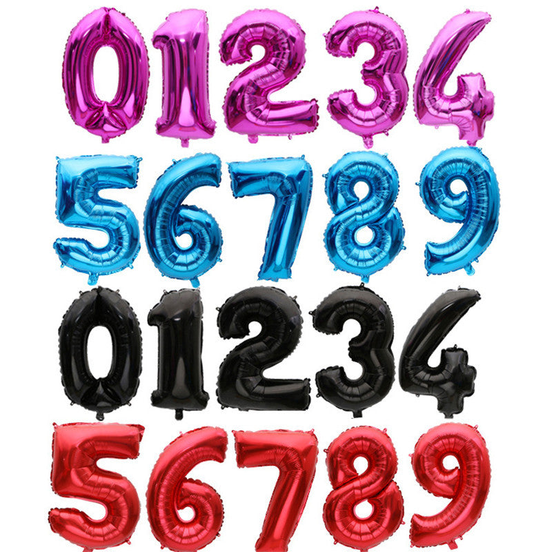 32 Inch Big Foil Birthday Balloons