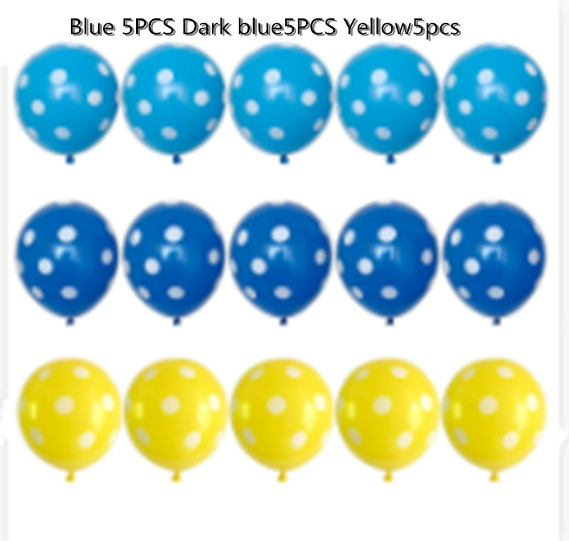 Color Lift-off Decorative Latex Round Balloons