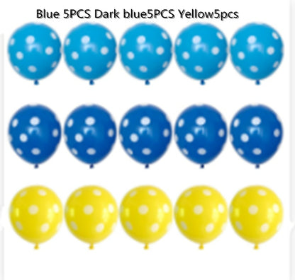 Color Lift-off Decorative Latex Round Balloons