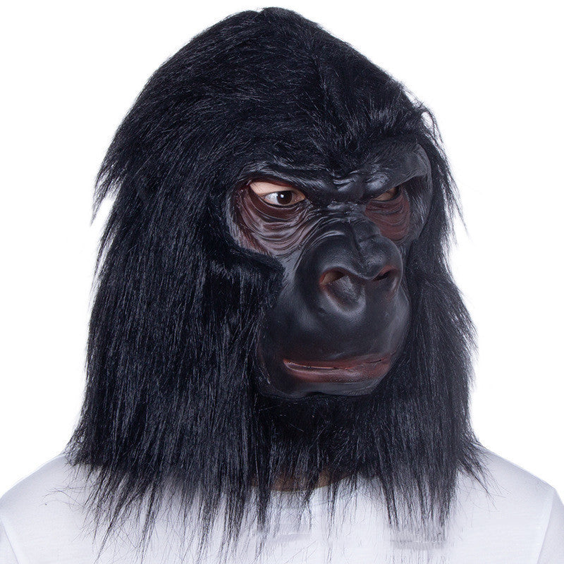 Gorilla Mask Animal Latex Headgear Performance Props