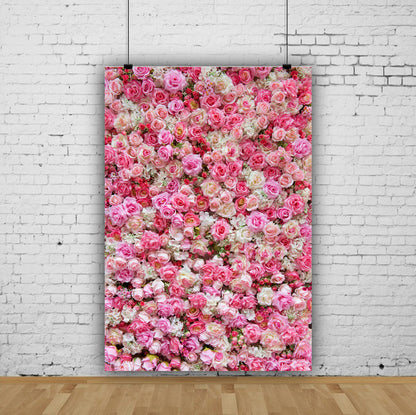Flower Wall Romantic Wedding Background Props