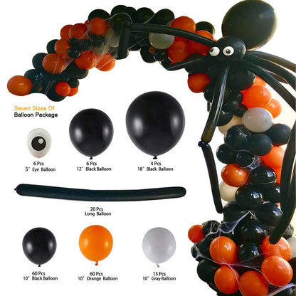 Latex Halloween Irregular Balloon Chain Ghost Festival Theme Package
