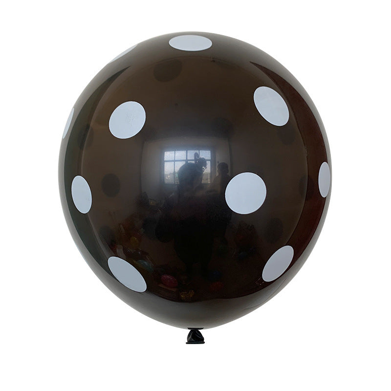 Color Lift-off Decorative Latex Round Balloons