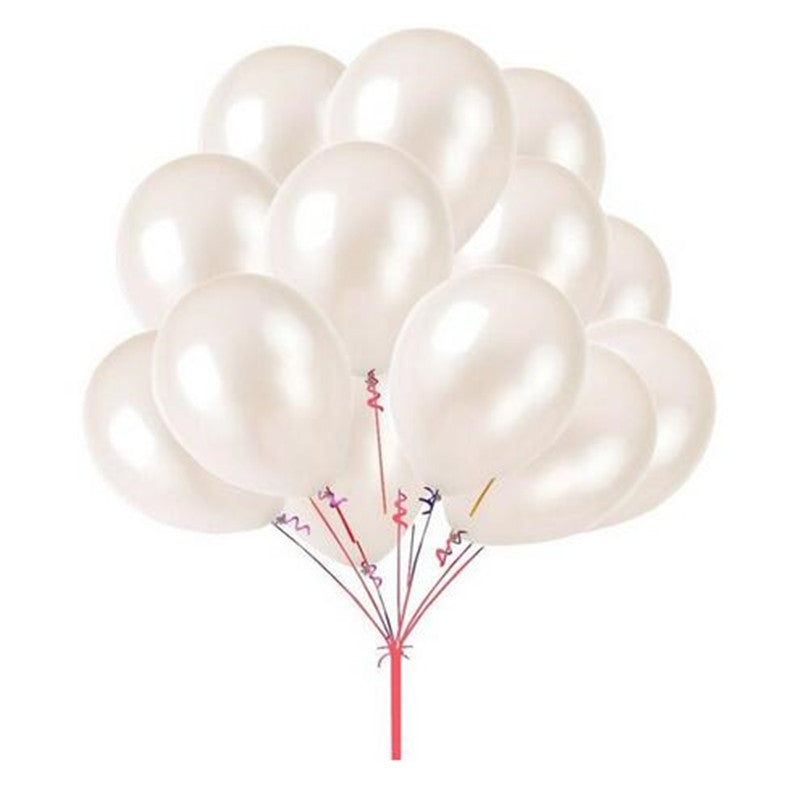 20pcs Old White Latex Balloons