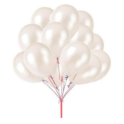 20pcs Old White Latex Balloons