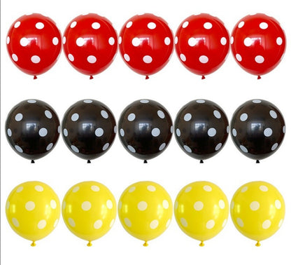 Color Lift-off Decorative Latex Round Balloons