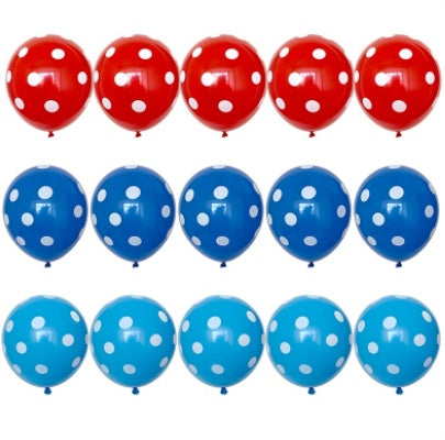Color Lift-off Decorative Latex Round Balloons