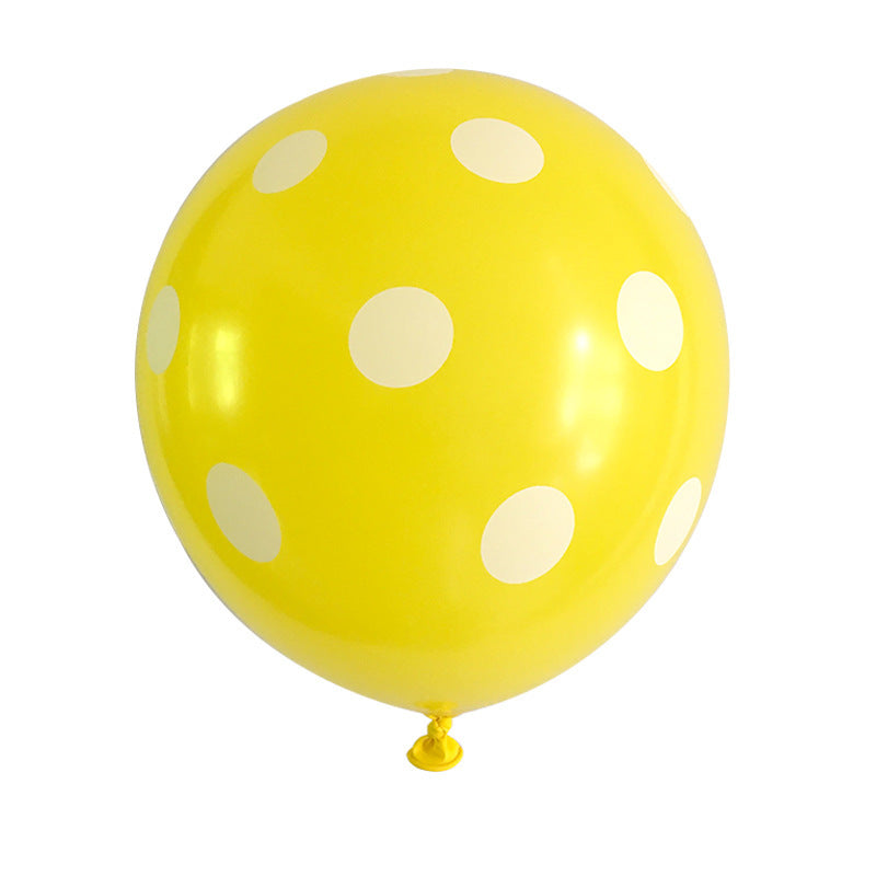 Color Lift-off Decorative Latex Round Balloons