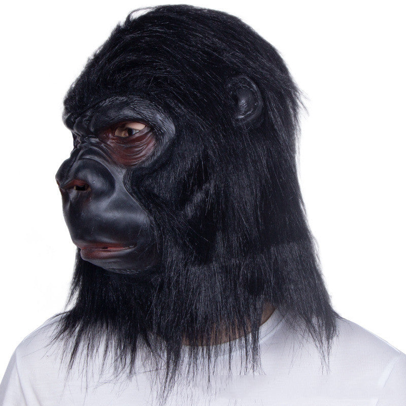 Gorilla Mask Animal Latex Headgear Performance Props