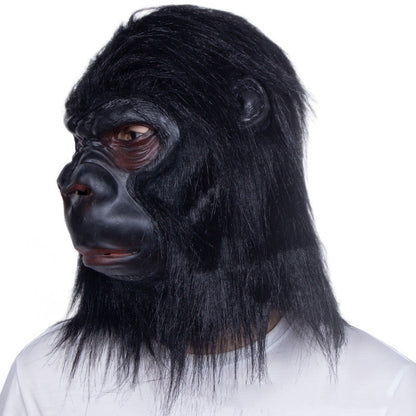 Gorilla Mask Animal Latex Headgear Performance Props