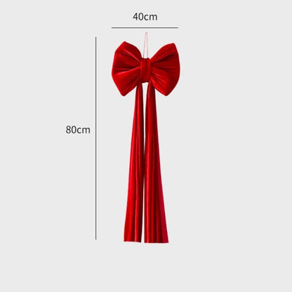 Christmas Decoration Velvet Large Bow Decoration